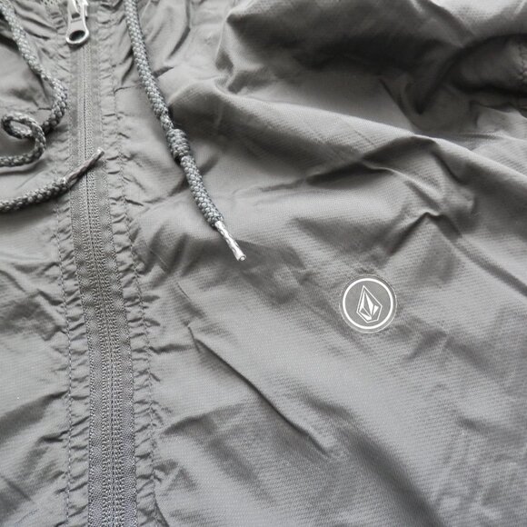 Volcom || Men's Super Lightweight Water Resistant Rain Jacket - Picture 6 of 11